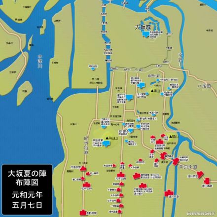 大坂夏之阵形势
