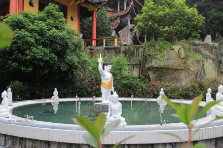 浙江省天台山慈恩寺 - 浴佛池