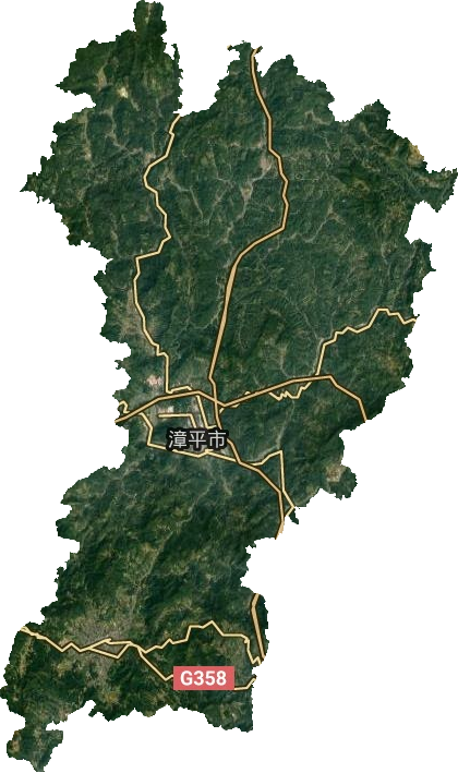 漳平市卫星地图