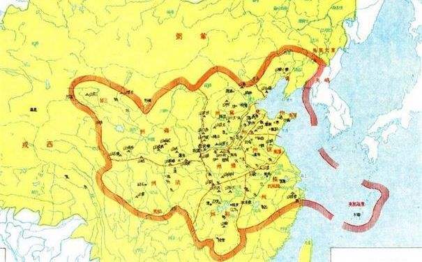 夏朝疆域图