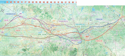 京沪二线规划路线图