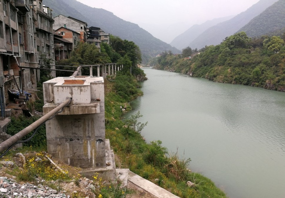 通口河（湔江）北川县通口镇段