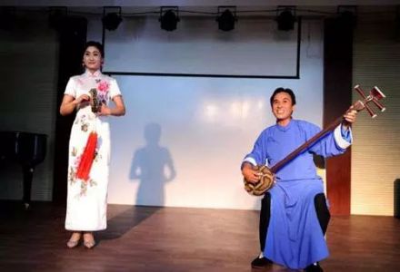 莺歌柳书表演