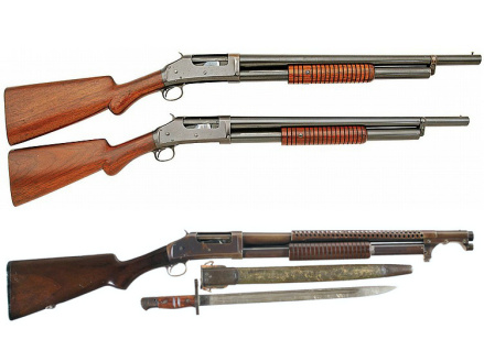 美国温彻斯特97式霰弹枪及M1917刺刀 