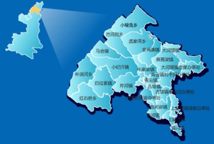榆阳区行政区划图