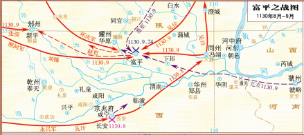 富平之战图