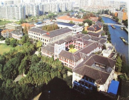 俯拍上海圣约翰大学旧址