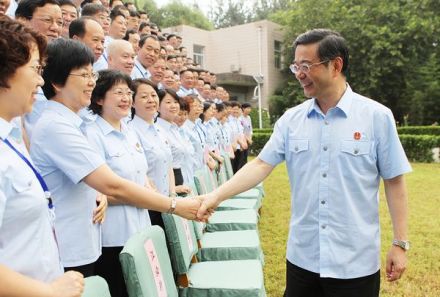 最高人民法院院长接见法官学员
