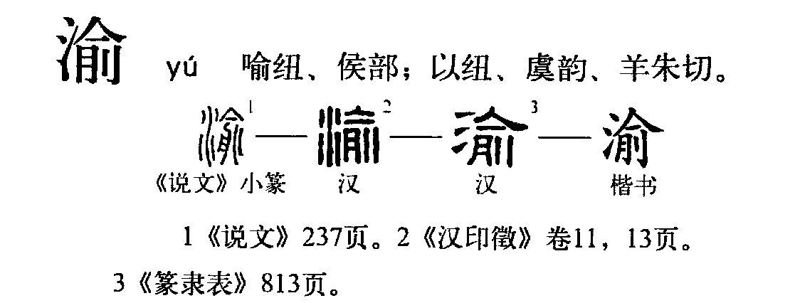 字形演变流程图 
