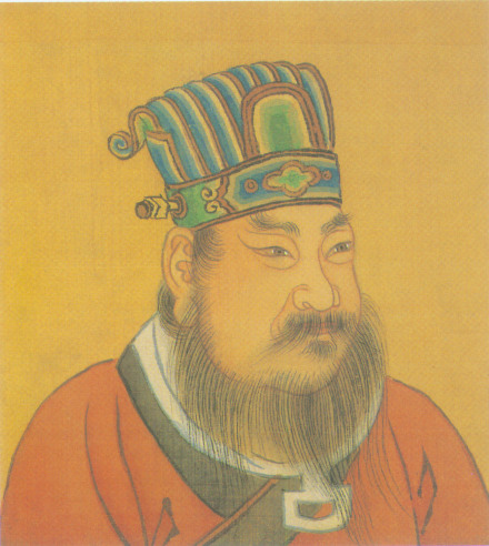 清人绘萧衍画像
