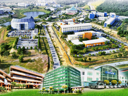 马六甲马来西亚技术大学鸟瞰图