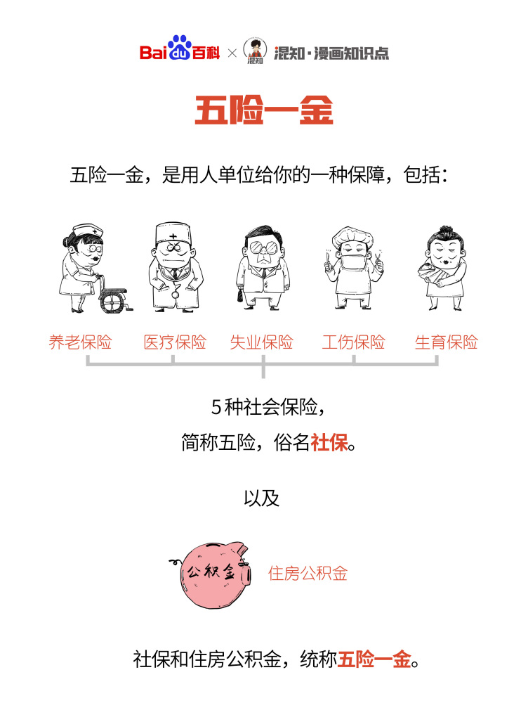 百科x混知：图解五险一金