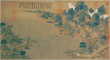 隋 展子虔《游春图》