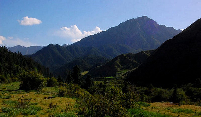 焉支山主峰毛帽山