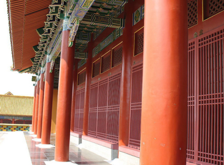 中国传统建筑走廊
