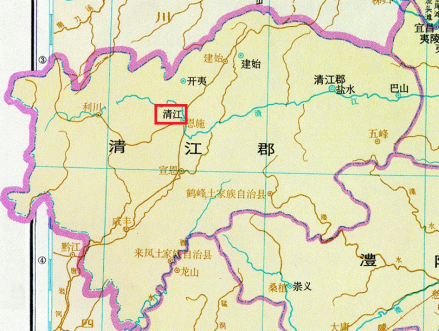 隋代清江郡下的清江县