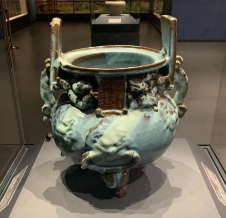 钧窑香炉