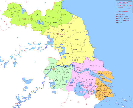 沪海道在江苏省位置