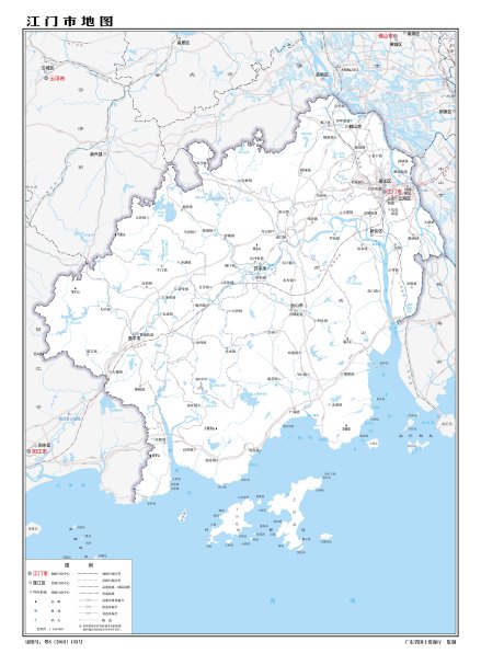  江门市地图