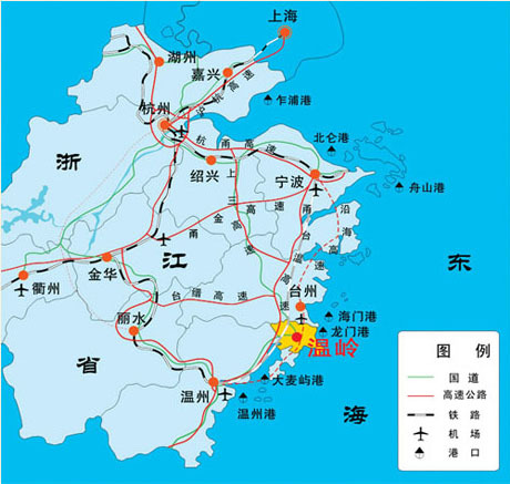 温岭地理位置