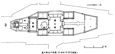 慈云阁船形布局