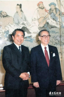 范曾，蒋纬国