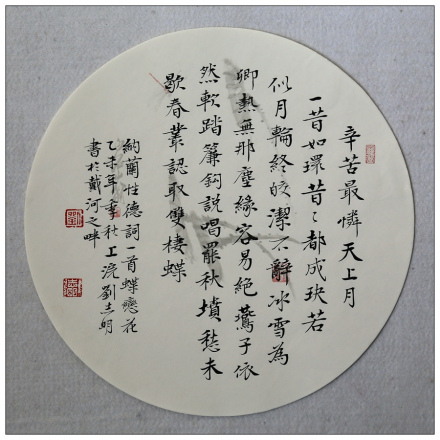 纳兰性德蝶恋花毛笔书法