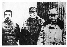 邓宝珊与周恩来、傅作义