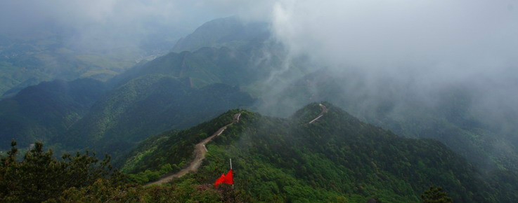 飞云江发源地白云尖