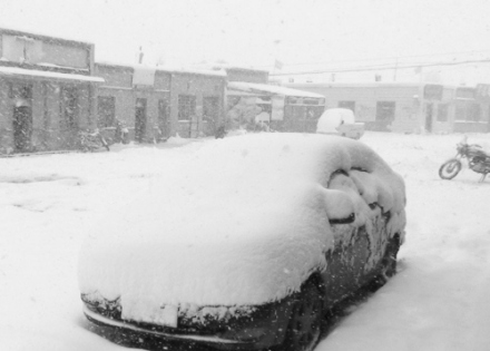 山丹县雪后
