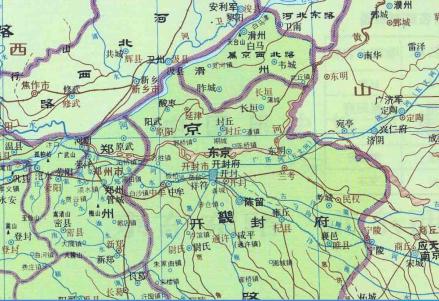 北宋京西北路滑州胙城县位置图