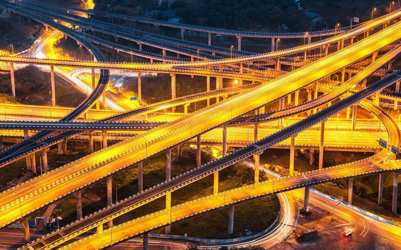 重庆城区高速公路立交匝道