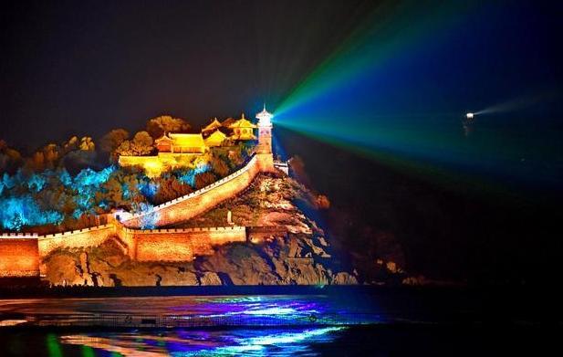 蓬莱阁夜景