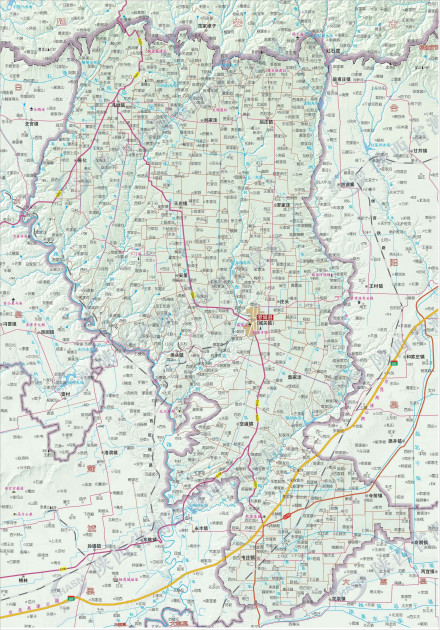 澄城县地图