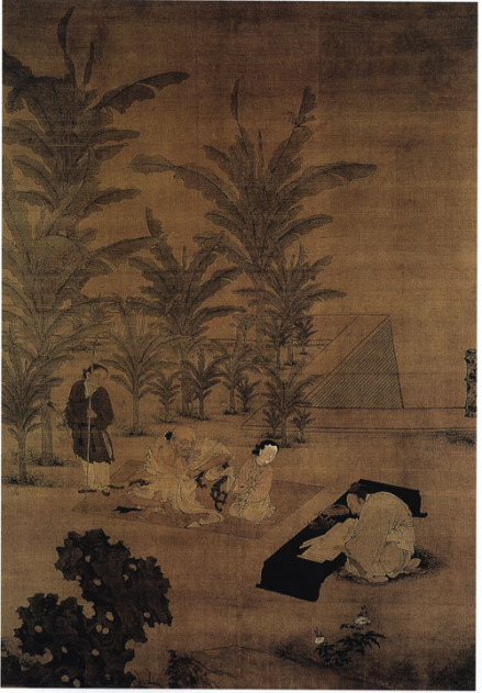 伏生授经图 