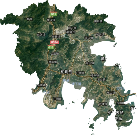 福清市卫星地图