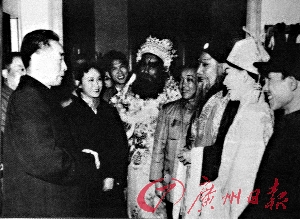《搜书院》赴京演出时获周恩来总理接见