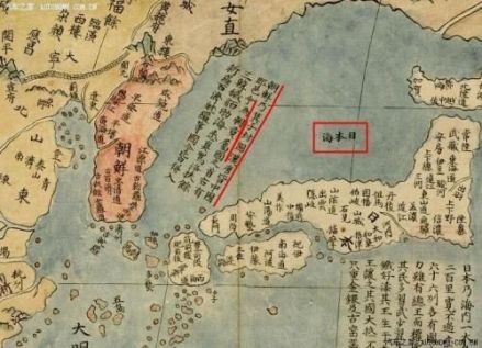 明朝时期东海形势图 