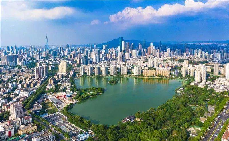 莫愁湖总体地貌 