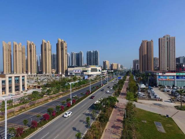 经济飞速发展的斗门区