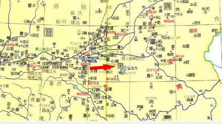 春秋列国形势图（中原部分）