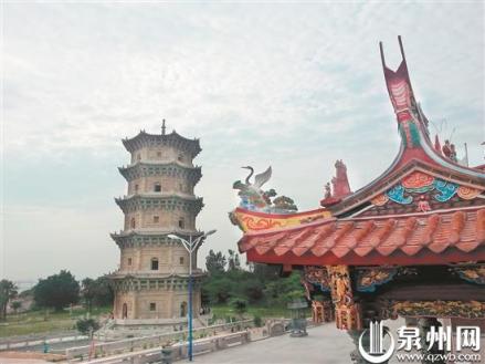 石狮石湖六胜塔下原有梁克家读书处魁星堂