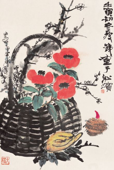 钱瘦铁 壬寅(1962年)作 梅花