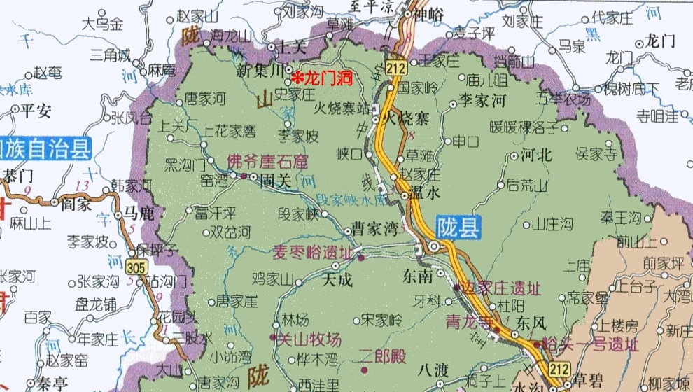 龙门洞地理位置