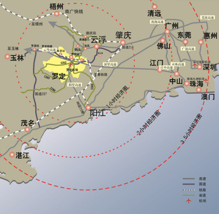 罗定区位图