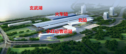 南京小红山汽车客运站方位图