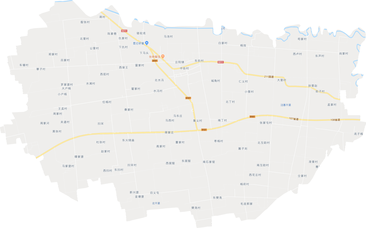 云阳镇电子地图