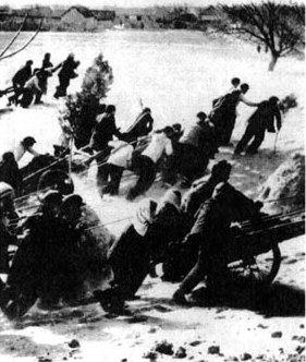 焦裕禄和兰考人民在治理流沙