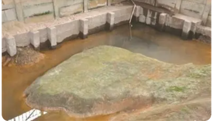 大浪古城城中央建筑遗址局部