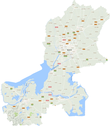 淮安市地形图